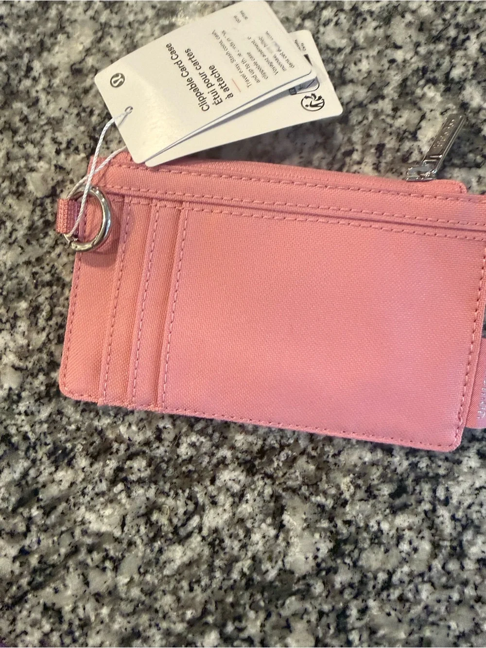 lululemon athletica Pink card case NWT